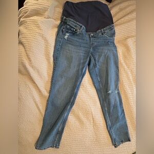H&M Maternity Blue Stretch Denim Jeans